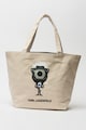 Karl Lagerfeld Двулицева шопинг чанта с шарка Жени