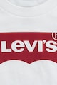 Levi's Tricou cu decolteu la baza gatului si imprimeu logo Baieti
