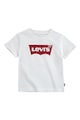 Levi's Tricou cu decolteu la baza gatului si imprimeu logo Baieti