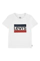 Levi's Тениска с овално деколте и лого Момичета