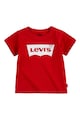 Levi's Tricou cu decolteu la baza gatului si imprimeu logo Baieti