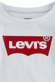 Levi's Bluza cu decolteu rotund si imprimeu logo Fete