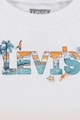 Levi's Set de pantaloni scurti si tricou din amestec de bumbac Baieti