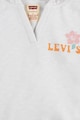 Levi's Hanorac din amestec de bumbac cu logo Fete