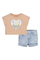 Levi's Къс панталон от деним и тениска - 2 части Момичета