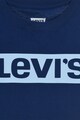 Levi's Tricou cu decolteu la baza gatului si imprimeu logo Baieti