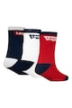 Levi's Рипсени чорапи с лого - 3 чифта Момчета
