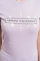 ARMANI EXCHANGE Logómintás pamutpóló női