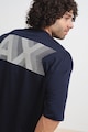 ARMANI EXCHANGE Свободна тениска с шарка на гърба Мъже