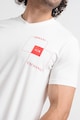 ARMANI EXCHANGE Памучна тениска с шпиц и лого Мъже