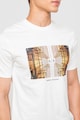 ARMANI EXCHANGE Памучна тениска с принт Мъже