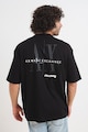ARMANI EXCHANGE Памучна тениска с лого на гърба Мъже