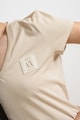 ARMANI EXCHANGE V-nyakú póló logós részlettel a mellrészen női