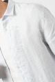ARMANI EXCHANGE Lenvászon ing logós részlettel a mellrészen férfi
