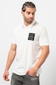 ARMANI EXCHANGE Galléros piké póló rövid cipzáros hasítékkal férfi