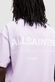 AllSaints Уголемена тениска Access с лого на гърба Мъже