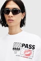 AllSaints Tricou supradimensionat cu imprimeu Pass Barbati
