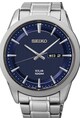 Seiko Ceas argintiu cu bleumarin Barbati