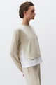 JIMMY KEY 2-in-1 dizájnú modáltartalmú pulóver női