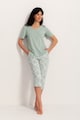 Sofiaman Pijama din amestec de modal cu imprimeu floral Femei
