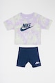 Nike Set de tricou si pantaloni scurti cu imprimeu logo Fete