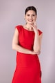 Ilona Andreoiu Миди рокля със странични цепки Жени