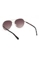 GUESS Ochelari de soare aviator unisex cu detalii logo Femei