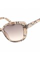 GUESS Ochelari de soare butterfly cu rama cu animal print Femei