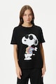 KOTON Памучна тениска с принт на Snoopy Жени