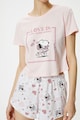 KOTON Rövid pizsama Snoopy mintával női