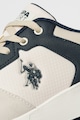 U.S. Polo Assn. Pantofi sport low-cut cu garnituri din piele intoarsa Barbati