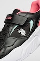 U.S. Polo Assn. Tépőzáras sneaker szintetikus anyagbetétekkel Lány