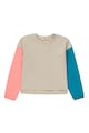 Esprit Kerek nyakú pulóver colorblock dizájnú részletekkel Lány