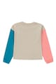 Esprit Kerek nyakú pulóver colorblock dizájnú részletekkel Lány