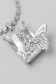 GUESS Rozsdamentes acél nyaklánc pillangó alakú részlettel női