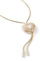 GUESS Rozsdamentes acél nyaklánc szív alakú medállal női