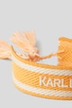 Karl Lagerfeld Logós szövött karkötő szett - 2 db női