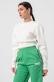 Reebok Bluza crop de trening cu maneci cazute Essentials Femei