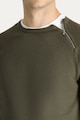 KIGILI Пуловер с овално деколте и декоративен цип Мъже