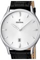 Festina Мултифункционален часовник с кожена каишка Мъже