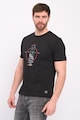 KVL by KENVELO Памучна тениска с овално деколте Мъже