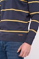 Timeout Kerek nyakú csíkos pulóver férfi