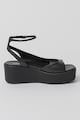 CALVIN KLEIN Sandale wedge din piele Femei