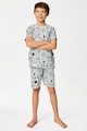 Marks & Spencer Къса пижама с фигурален принт Момчета