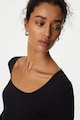 Marks & Spencer Szögletes nyakú pamutfelső női