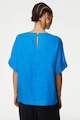 Marks & Spencer Свободна ленена блуза с отвор на гърба Жени
