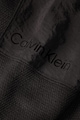 CALVIN KLEIN Cipzáros sportpulóver kapucnival és logós részletekkel férfi