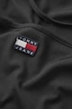 Tommy Jeans Szűk fazonú póló logós foltrátéttel női