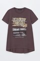 LC WAIKIKI Памучна тениска с принт и надпис Жени