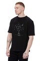 HAMZA Унисекс тениска Serotonin с графичен дизайн Мъже